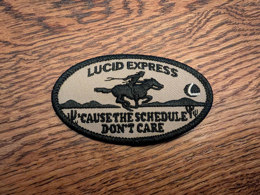 Lucid Express Embroidered Patch