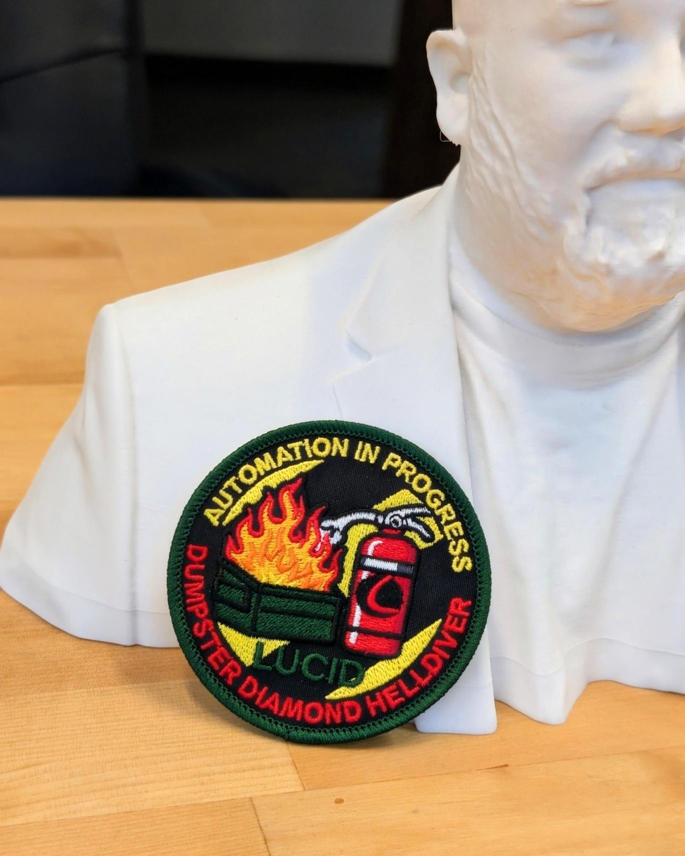 Embroidered Patch - Automation In Progress